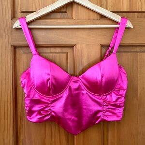 Better Be - Hot Pink Crop Top - US L